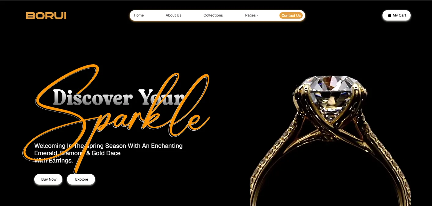A Jewellary Web Design